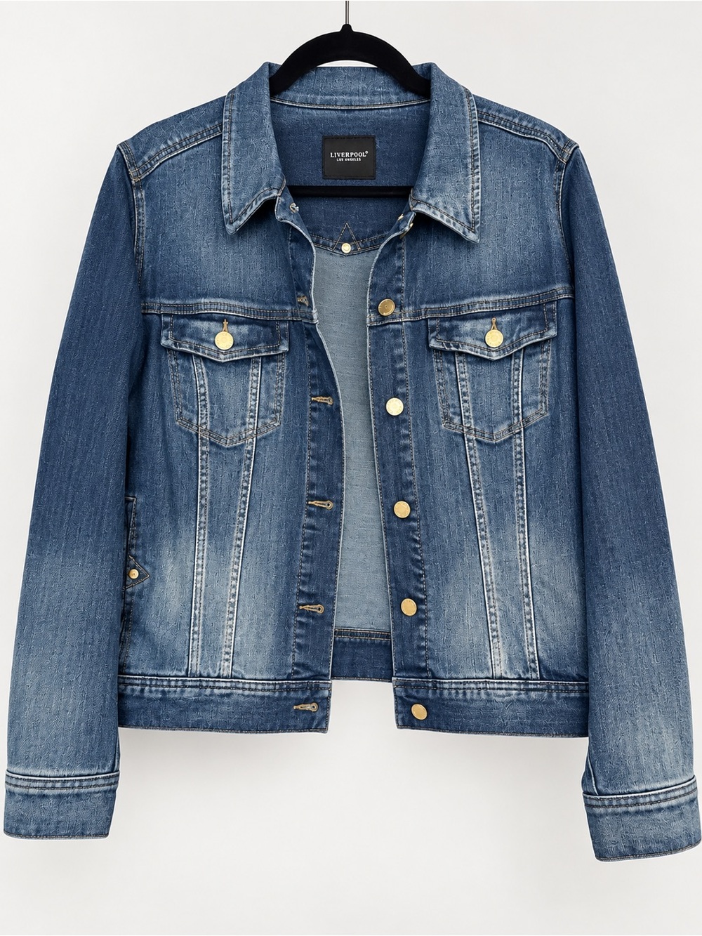 NWOT Liverpool Los Angeles Stretch Denim Jacket 2X
